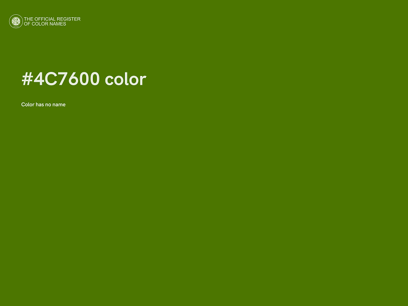 #4C7600 color image
