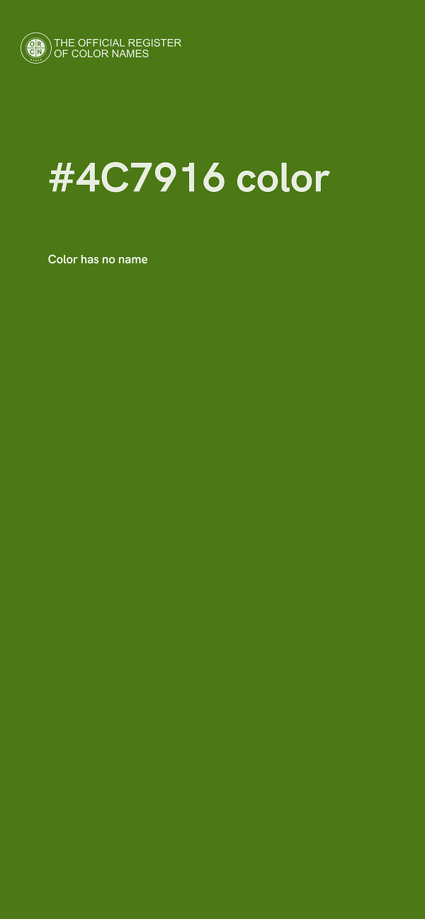#4C7916 color image