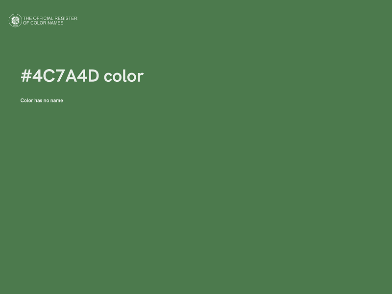 #4C7A4D color image