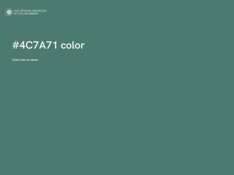 #4C7A71 color image