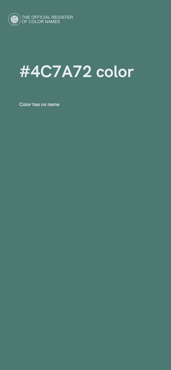 #4C7A72 color image