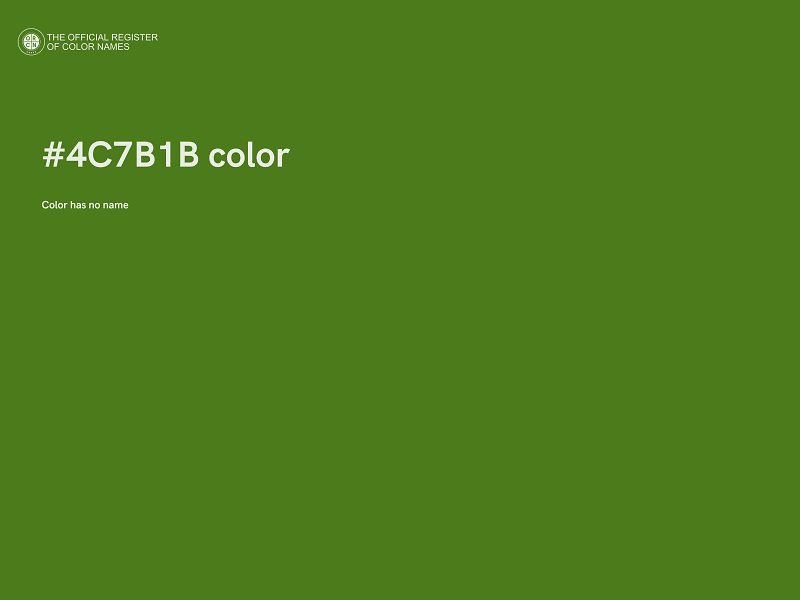 #4C7B1B color image