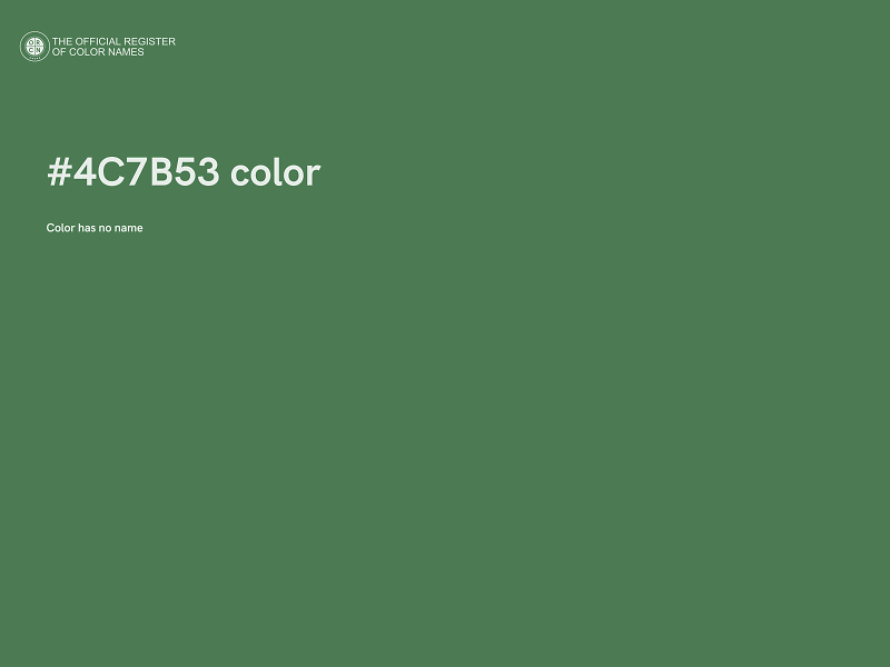 #4C7B53 color image