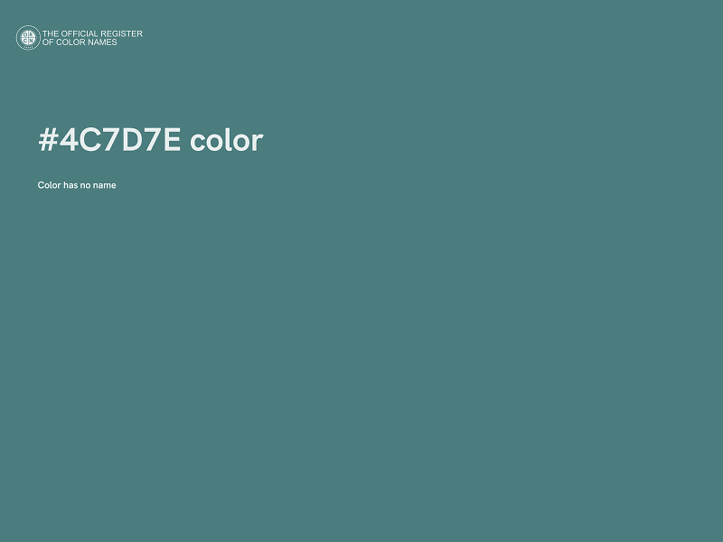 #4C7D7E color image