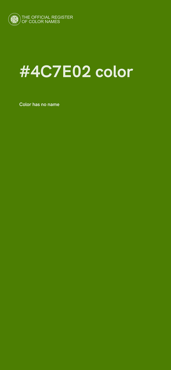 #4C7E02 color image