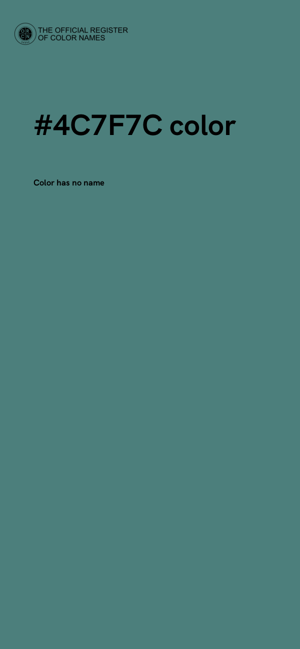#4C7F7C color image