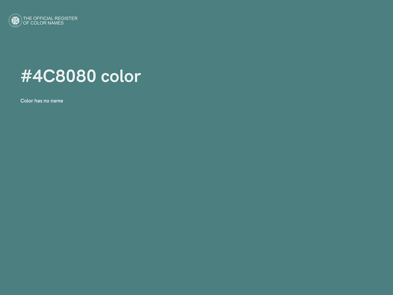 #4C8080 color image