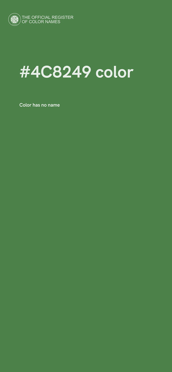 #4C8249 color image