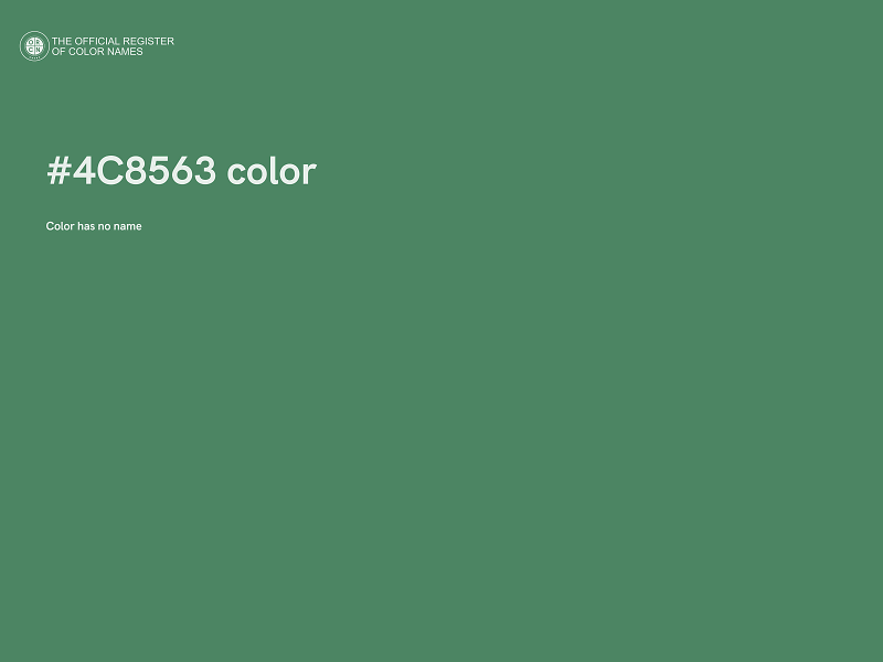 #4C8563 color image