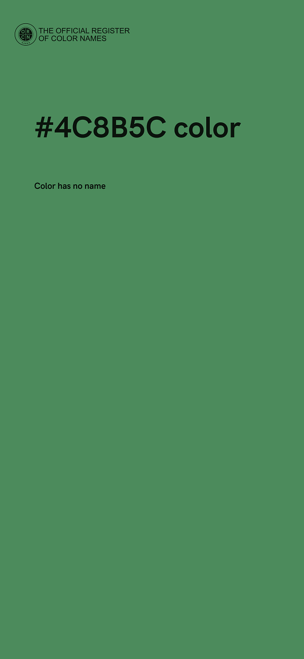 #4C8B5C color image