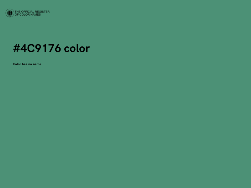 #4C9176 color image