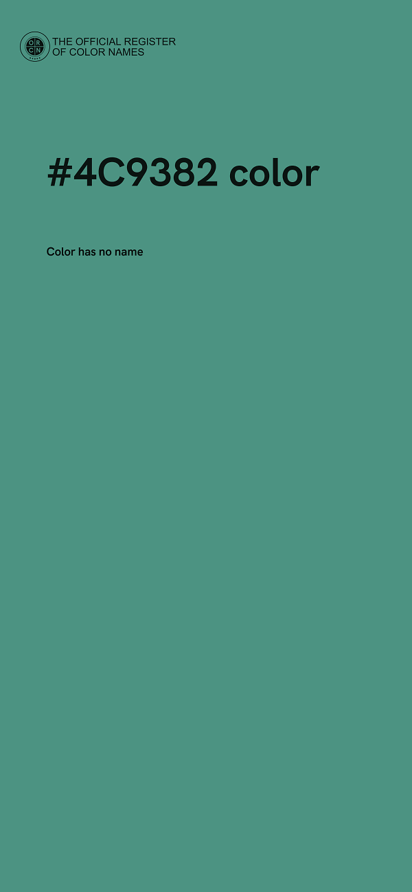#4C9382 color image