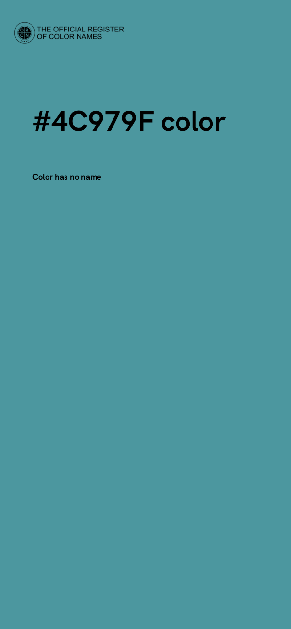 #4C979F color image