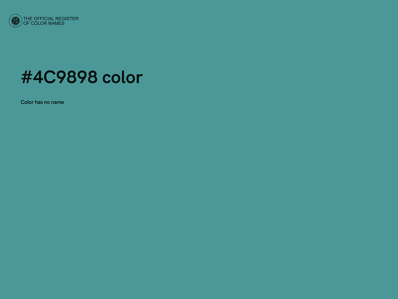 #4C9898 color image