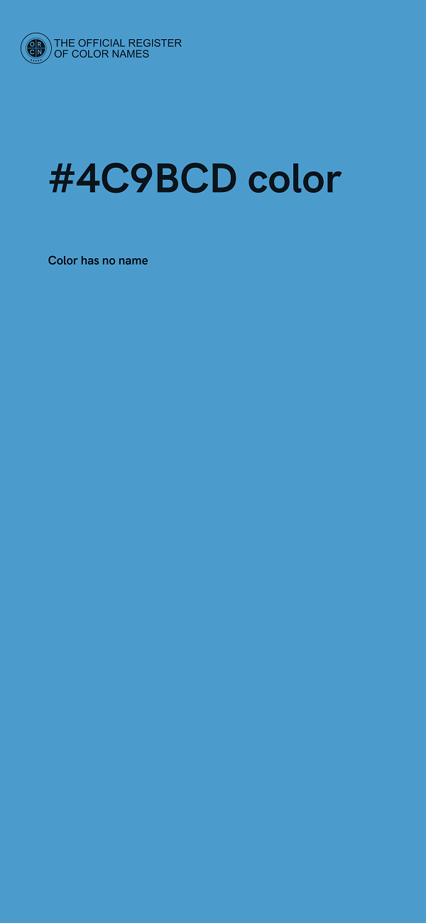 #4C9BCD color image