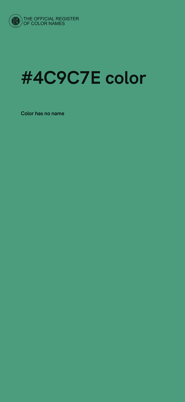 #4C9C7E color image