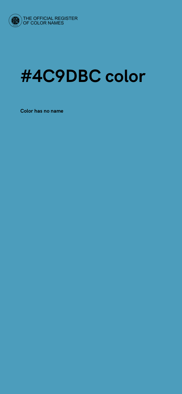#4C9DBC color image