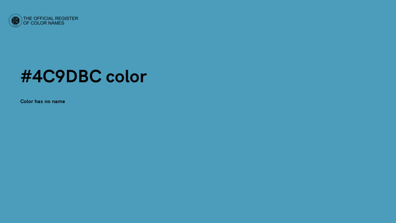 #4C9DBC color image