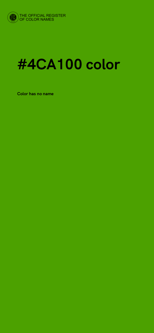 #4CA100 color image