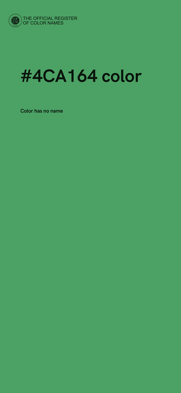 #4CA164 color image