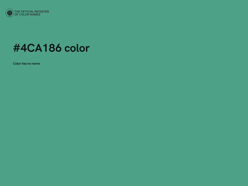 #4CA186 color image