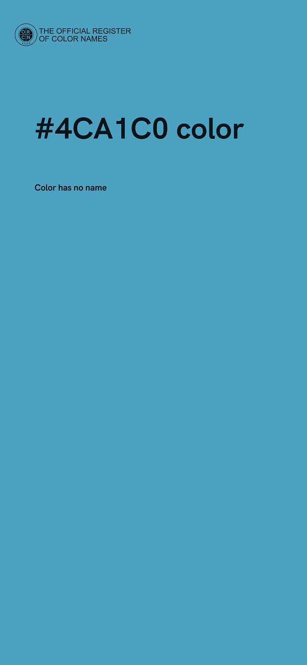 #4CA1C0 color image