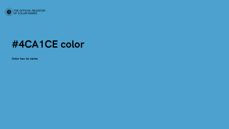 #4CA1CE color image