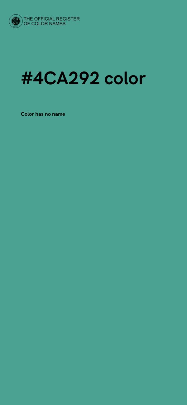 #4CA292 color image