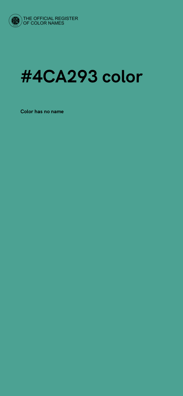 #4CA293 color image