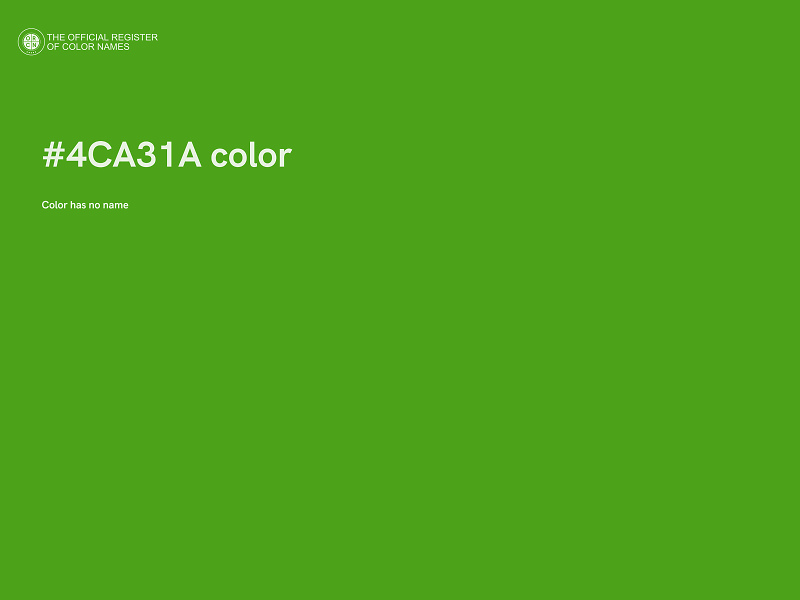 #4CA31A color image