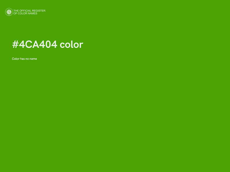 #4CA404 color image