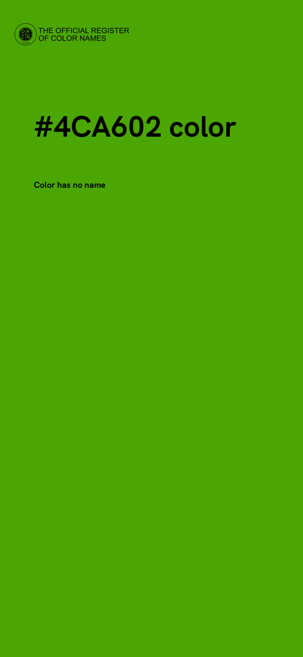 #4CA602 color image