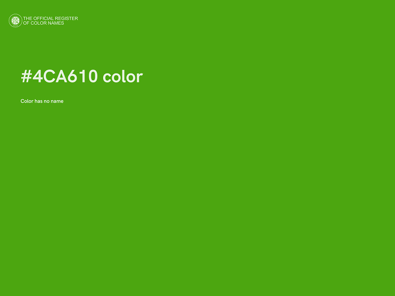 #4CA610 color image