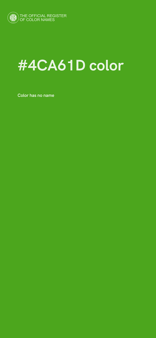 #4CA61D color image