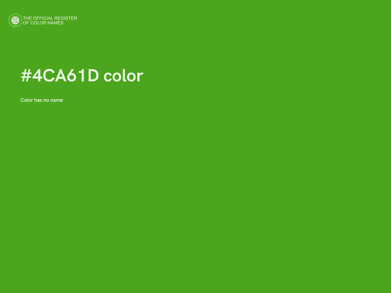 #4CA61D color image