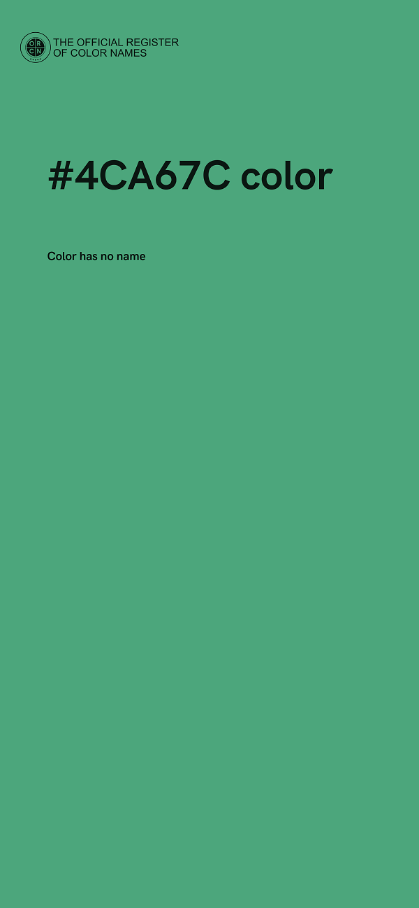 #4CA67C color image