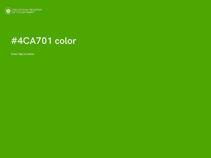 #4CA701 color image