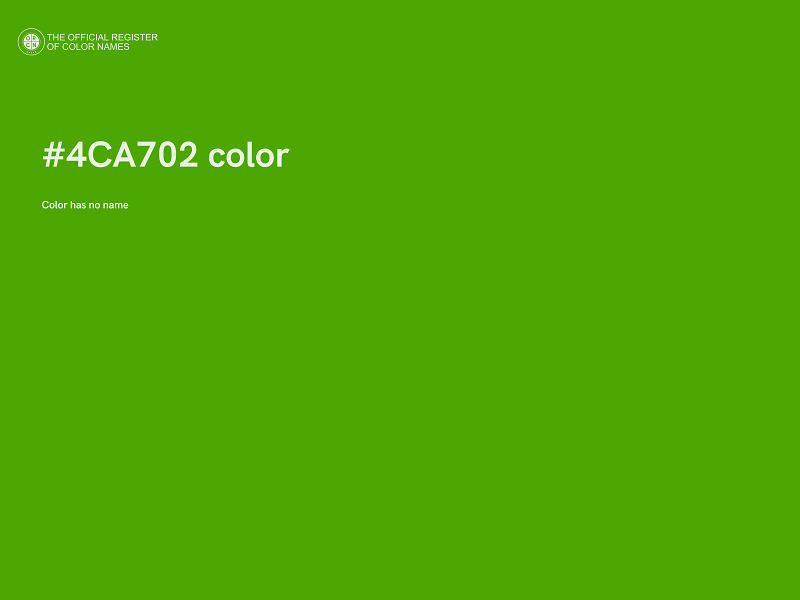 #4CA702 color image