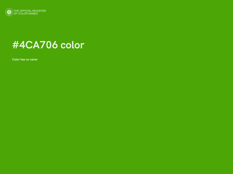 #4CA706 color image