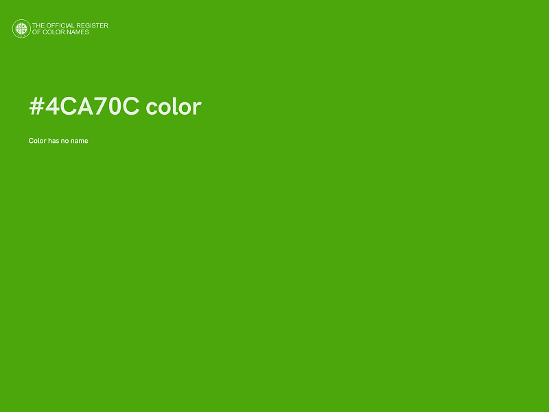 #4CA70C color image