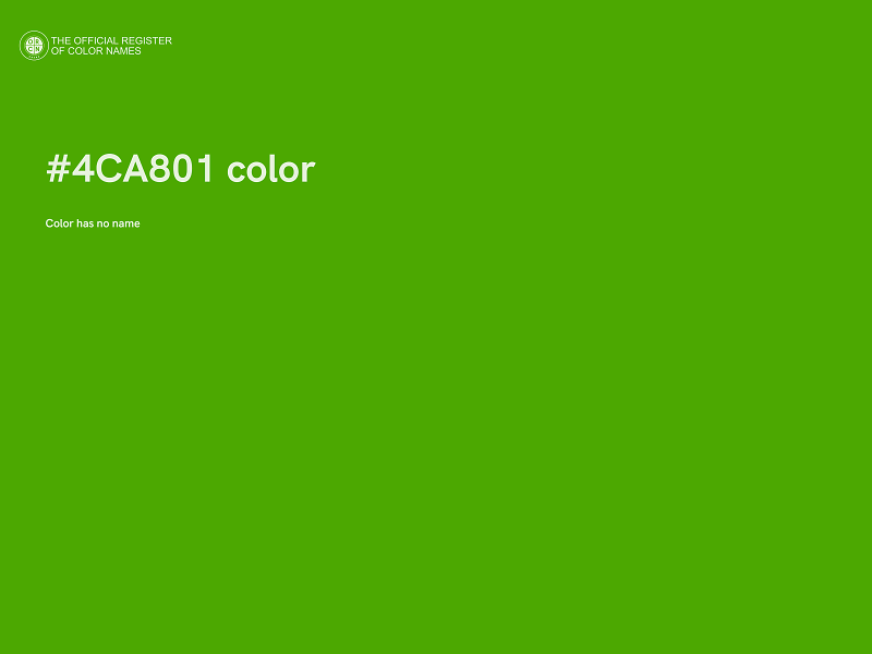 #4CA801 color image