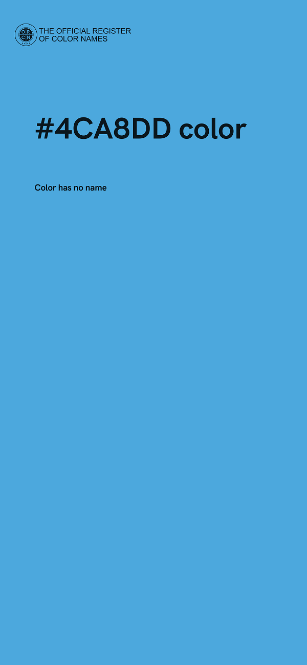 #4CA8DD color image
