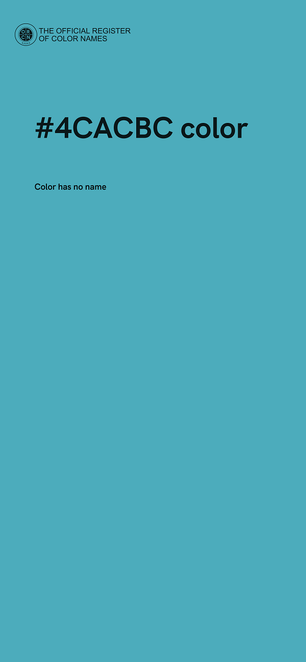 #4CACBC color image