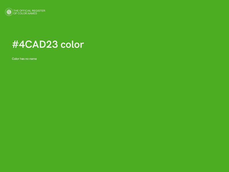 #4CAD23 color image