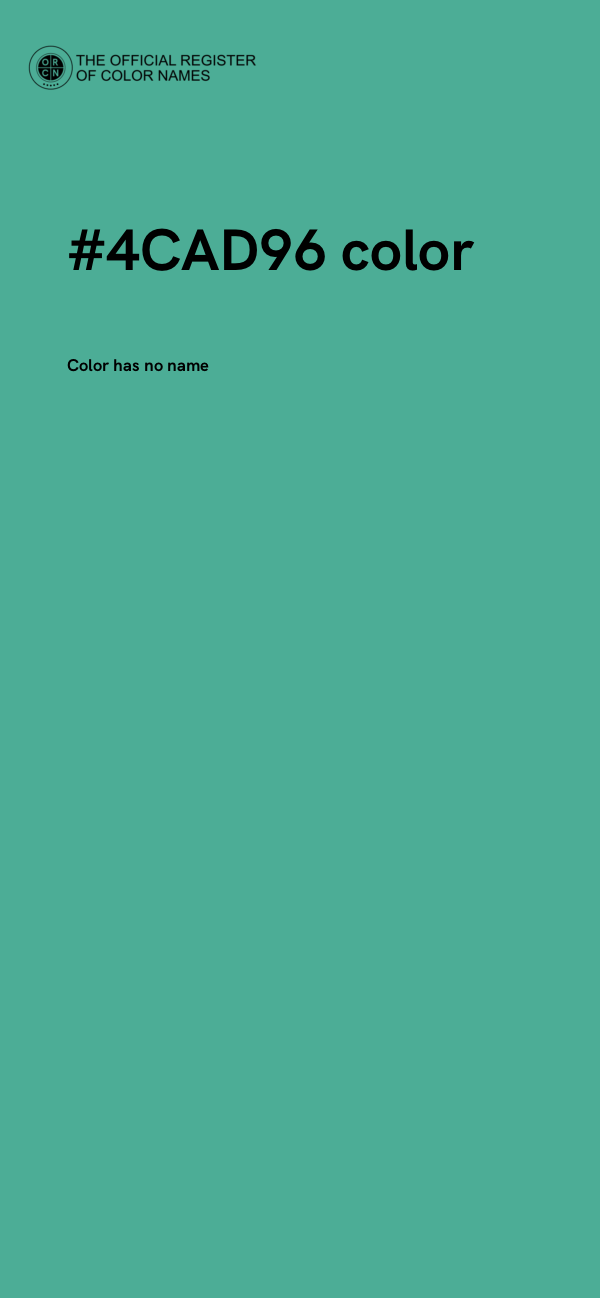 #4CAD96 color image
