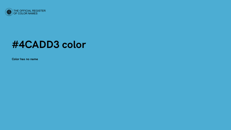 #4CADD3 color image