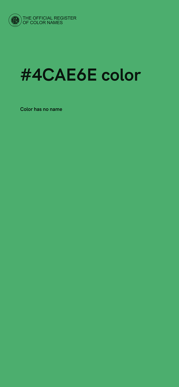 #4CAE6E color image