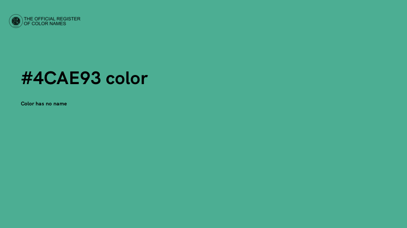 #4CAE93 color image