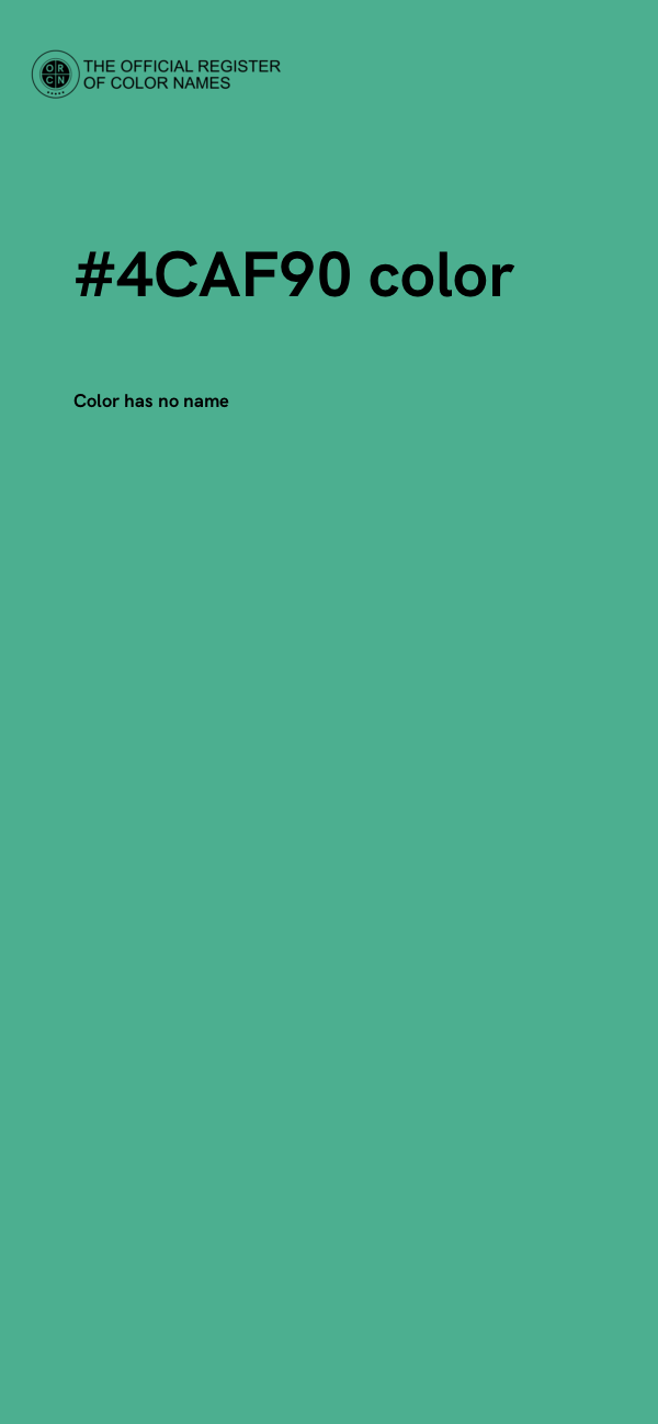 #4CAF90 color image