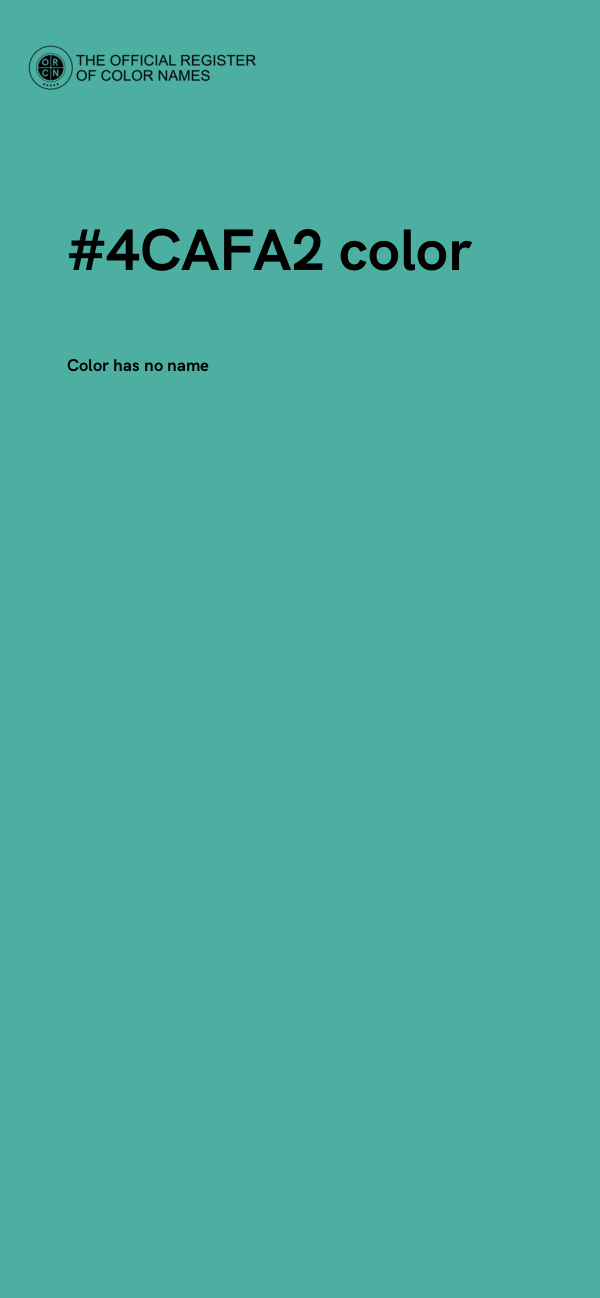 #4CAFA2 color image